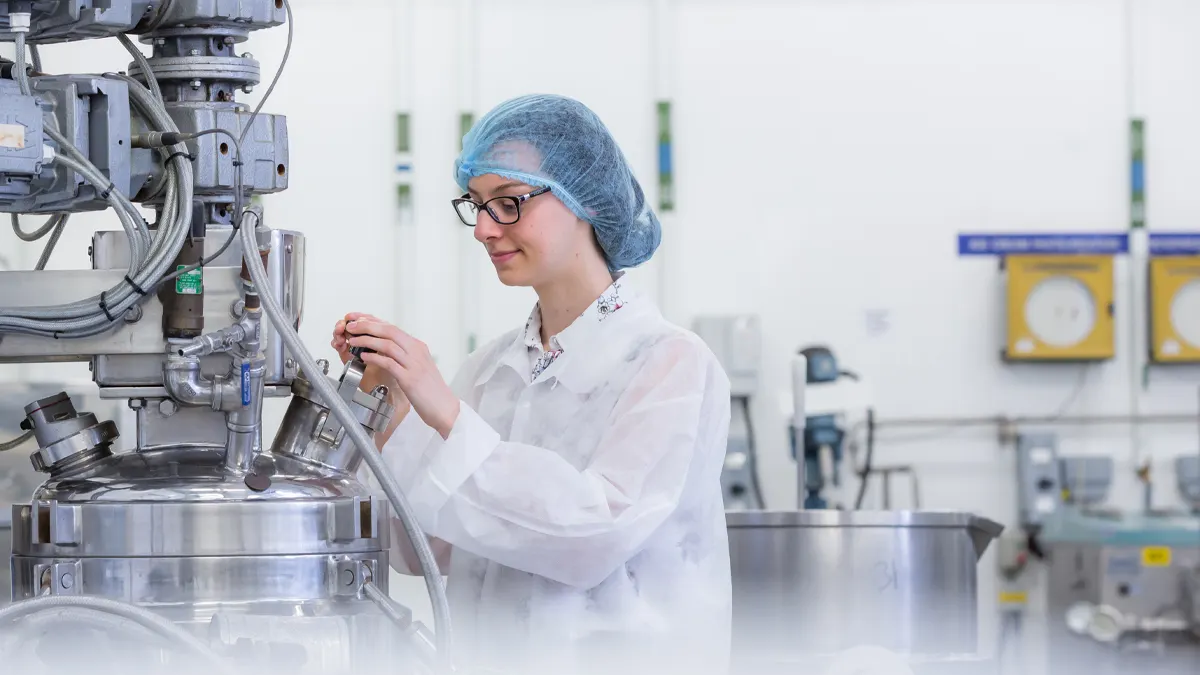 A food technologist at work