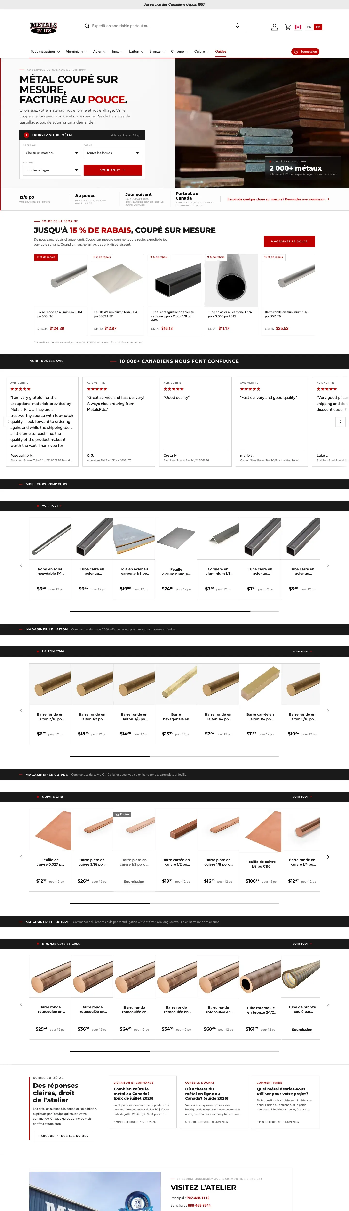 Metals R Us, French