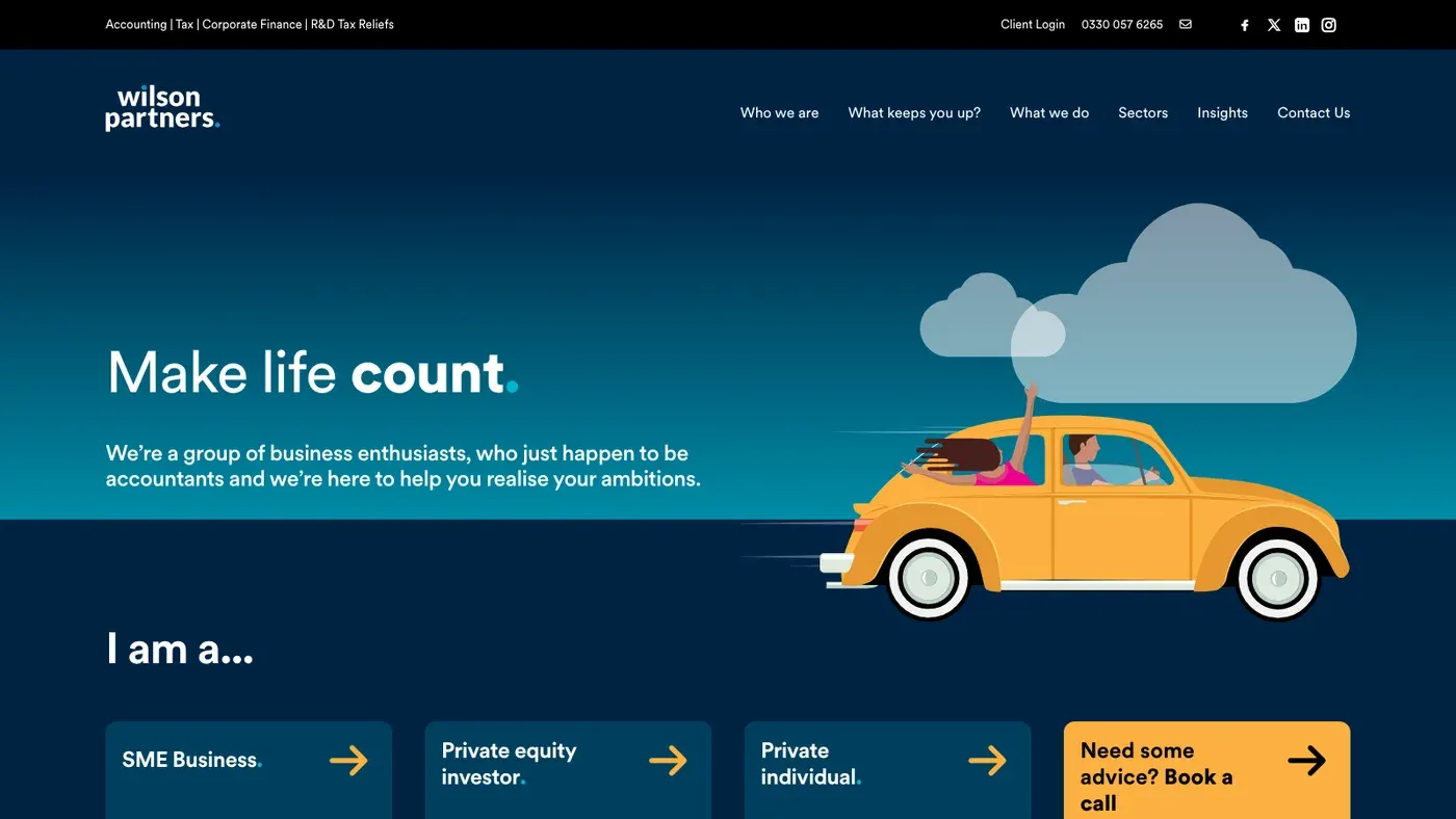 The Wilson Partners homepage